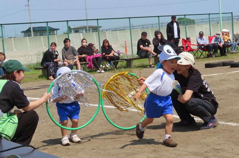 3歳児障害物