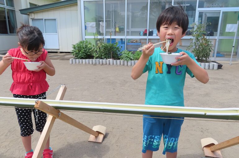 流しそうめん　まさ