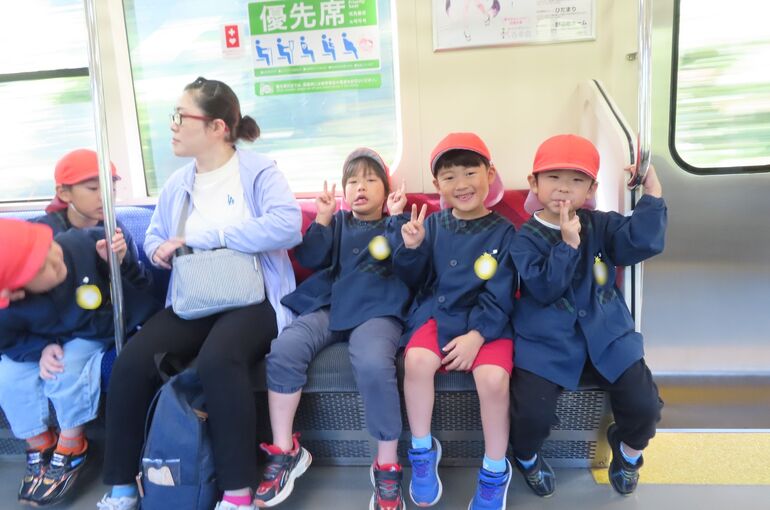 電車の中