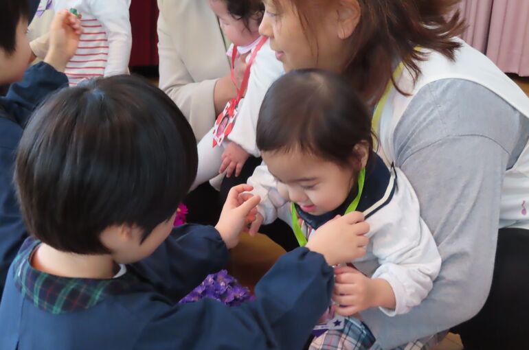 進入園児へプレゼント